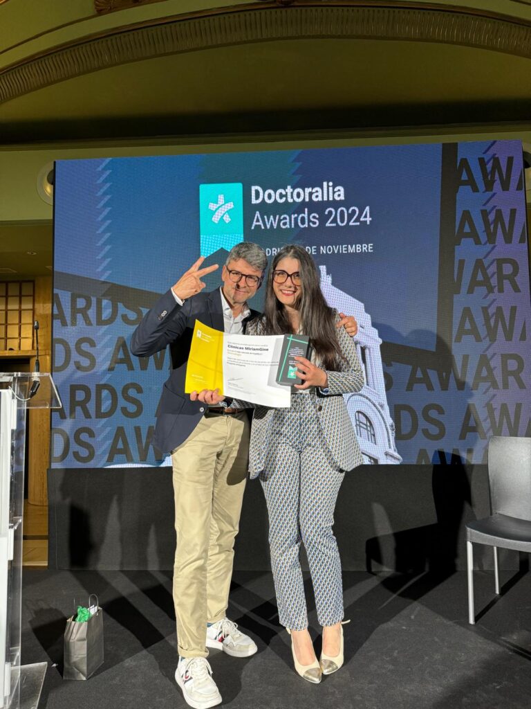 Clínicas MiriamGine: Ganar el Doctoralia Awards es mucho más que un premio, es una historia compartida 3 Doctoralia Awards CMG1